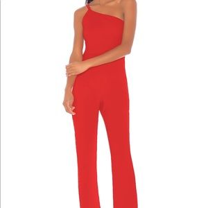 Red NBD jumpsuit